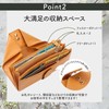 Legare Legare Women's Long Wallet Large Capacity Galson Open-and-Close Type