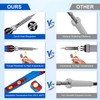 Soldering Iron Set, 60 W Soldering Iron with Temperature Adjustable