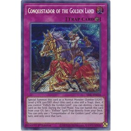 Conquistador of the Golden Land - SESL-EN034 - Secret Rare - 1st Edition