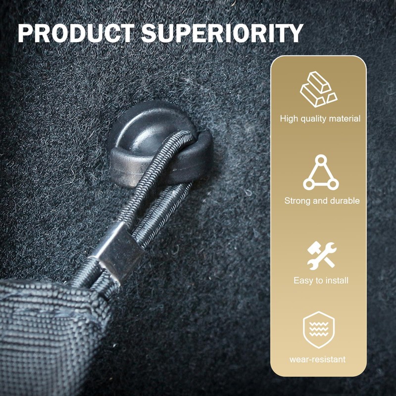 Opuweiy Car Cargo Net Hooks, 4 Pack Trunk Hook Screw,
