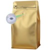 coffee bags with Valve High Barrier Aluminumed Foil Flat Bottom