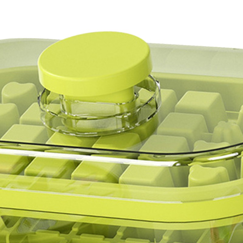 Ice Cube Tray Maker Household Press Mold Box High Capacity