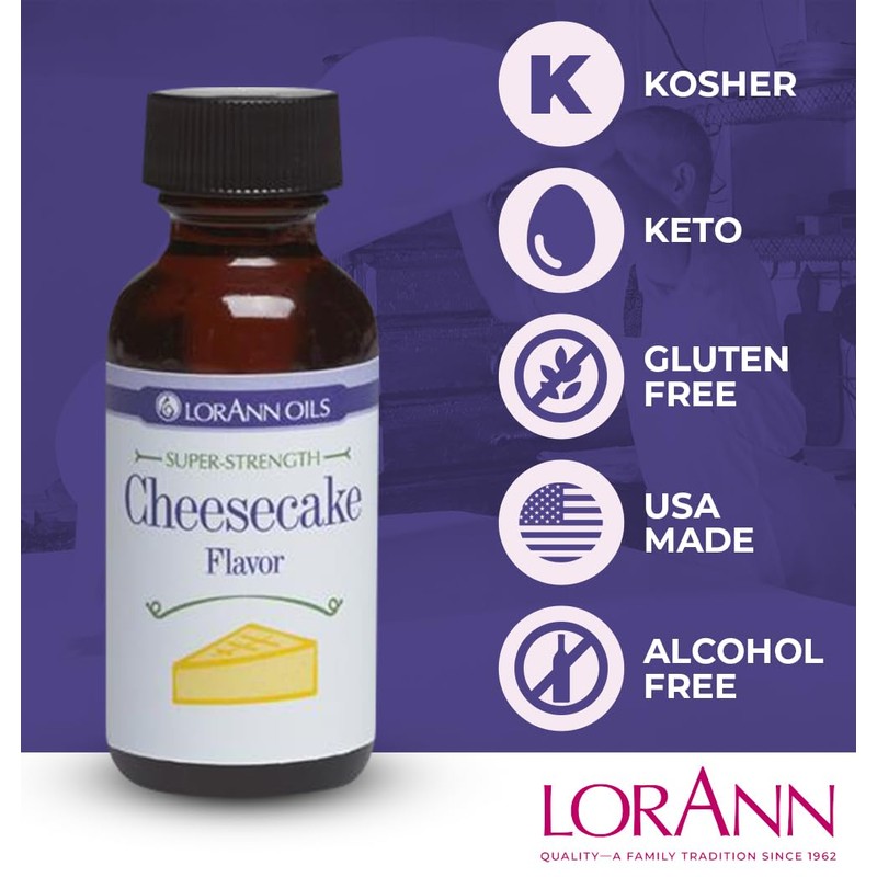 LorAnn Cheesecake SS Flavor, 4 ounce bottle