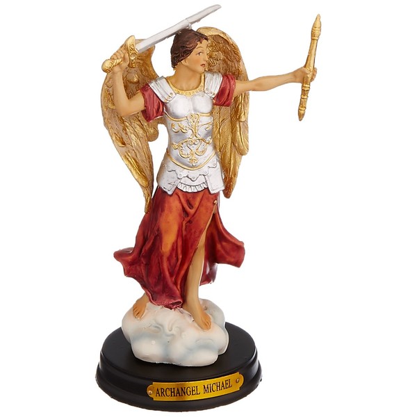 5-Inch Archangel Michael Holy Figurine Religious Decoration Statue