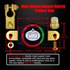 Ampper Top Post Battery Disconnect Switch 12V - 48V, Marine