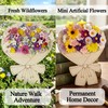 Wooden Flower Collector Nature Exploration Outdoor Board 10 Pcs
