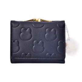 Tokariri Children's Wallet for Girls, Kids, Middle School Students, Mini Wallet, Tri-Fold Wallet, Compact, Coin Purse, Multi-Functional, Birthday Present, blue