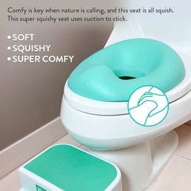 Prince Lionheart Cushiony Potty Training Squish Seat-Glacier
