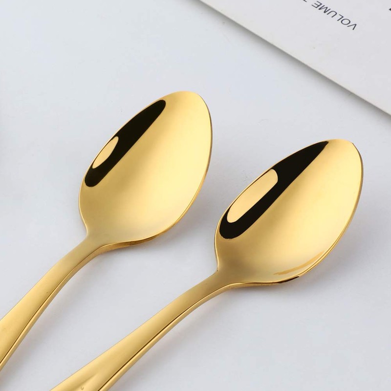 Buyit 6 Pcs 18-0 Stainless Steel Tea Spoon Coffee Spoon