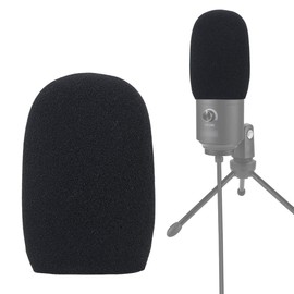 K669 Pop Filter Windscreen - Wind Cover Mic Cover Foam Compatible with Fifine USB Microphone (669B K669) for Recording and Streaming by YOUSHARES