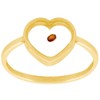 Heart Shaped Mustard Seed Ring for LDS and Christian Women