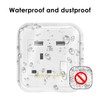 ReignSword Weatherproof Electrical Outlet Cover, Adhesive Outdoor Receptacle Cover, Dust-Proof