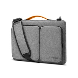 tomtoc Laptop Shoulder Bag for 14 Inch MacBook Pro M4/M3/M2/M1 Pro/Max 2024-2021, 13.5-14.4 Surface Laptop 6/5/Studio 2, Surface Book 3, 360 Protective Case Fit Asus VivoBook