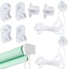 2 Set Roller Blind Fittings, 25 mm Roller Blind Replacement