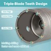 9Pcs Masonry Concrete Hole Saw Kit (30 40 65 80