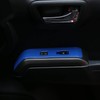 Front and Rear Doors 4pcs Look Interior Door Armrest Window