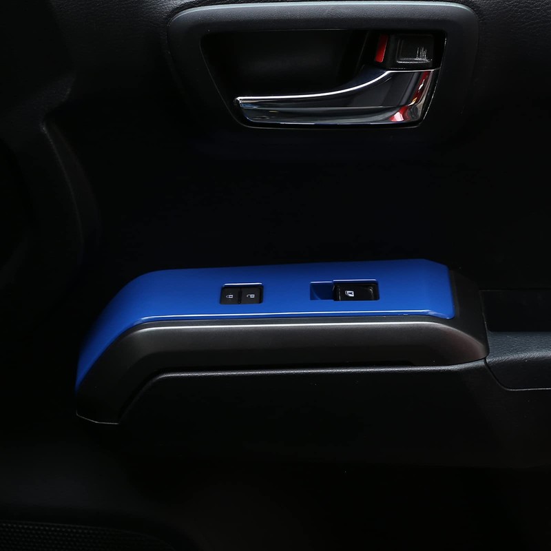 Front and Rear Doors 4pcs Look Interior Door Armrest Window