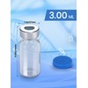 3ml Glass Vials for Injections, Self-Healing Injection Port, Sterile Empty