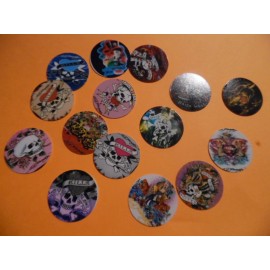 Unbranded Pre Cut One Inch Bottle Cap Images DESIGNER SKULLS Free Shipping - photo, 25 images