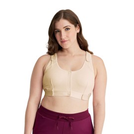 Care+Wear - Post Surgery Recovery Bra for Post Mastectomy (Nude, X-Small) - Wearing After Mastectomy Surgery - Comfortable Post-Surgery Support - Breathable, Adjustable and Front Opening