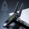 Wireless Network Card Adapter 1300Mbps 2.4G 5G Dual Band Double