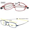 Success Eyewear Reading Glasses 2 Pair Blue and Burgundy Readers