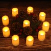 DRomance Flameless Flickering LED Votive Candles with Remote, Battery Operated