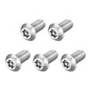 uxcell 5Pcs Torx Security Machine Screws, 1/4-20 x 1/2" 304