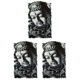 THE FANTASY Hb687 Tattoo Sticker Buddha Buddha (A5 Size, 3 Pieces), hb687-3