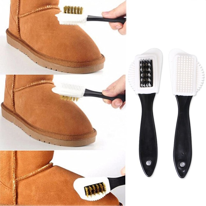 Cretty-Meet 4 Sideds Suede Multifunctional Nubuck Brass and Nylon Bristle