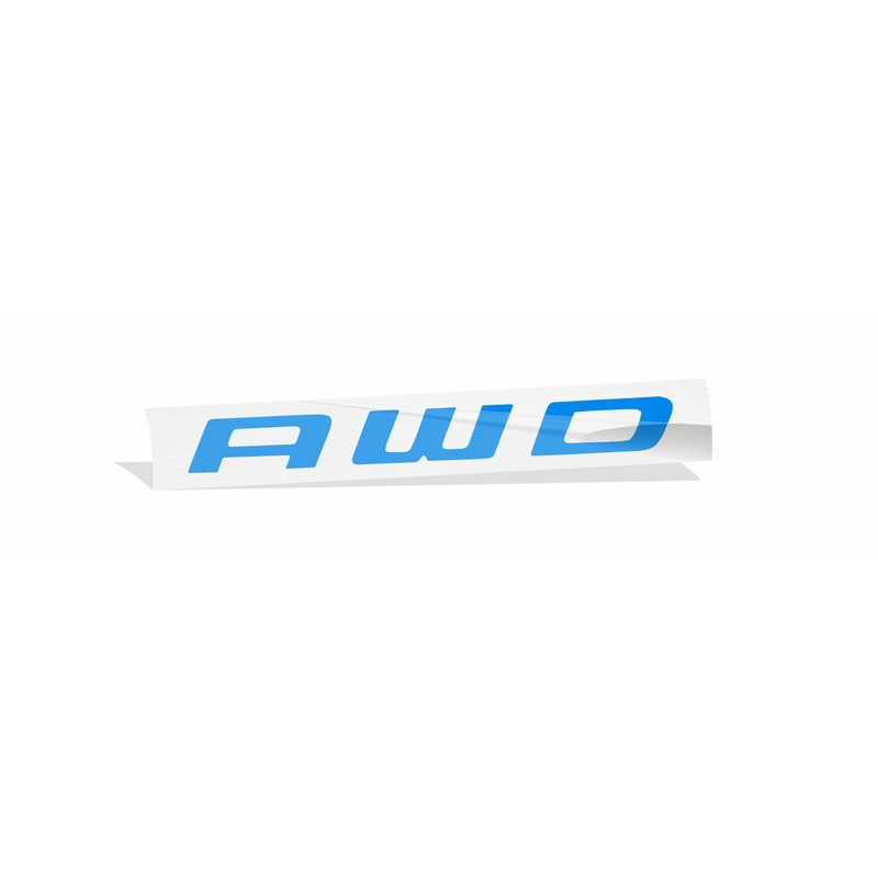 AWD Emblem Overlay Decal Sticker - 2011-2017 Durango - (Color: