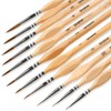 Grabie 11 Pcs Miniature Detail Art Paint Brush Set With