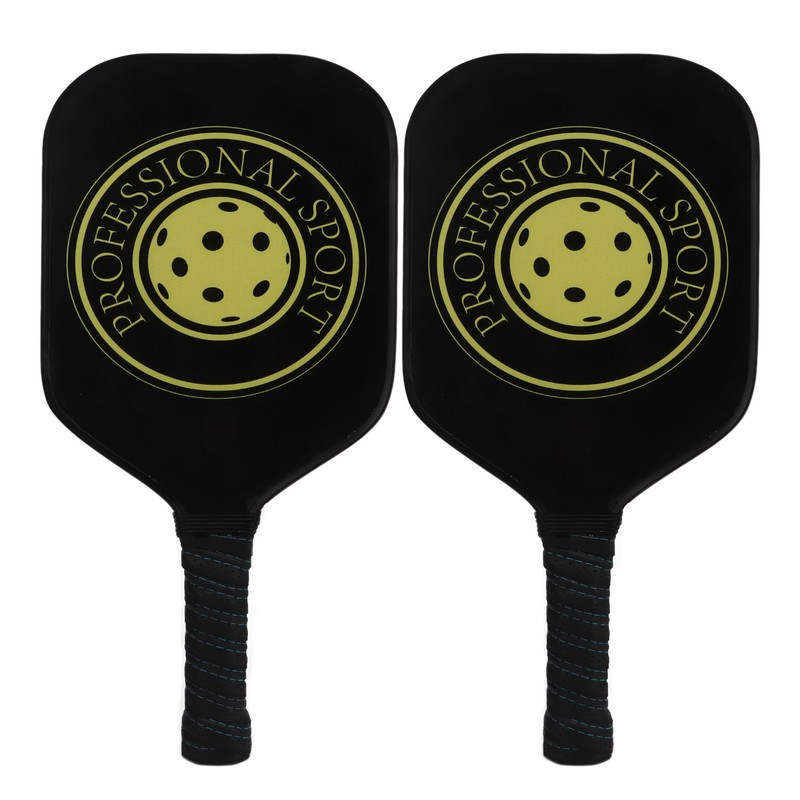 Pickleball Raquette Set 2 Rackets 4 Balls Lightweight Carbon Fiber