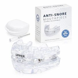 Snoring Stopper Anti Snoring Splint Against Teeth Grinding and Snoring for Men and Women (White)