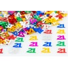 14g Multicolour 21st Birthday Confetti Foil Metallic Glitz Table Scatter