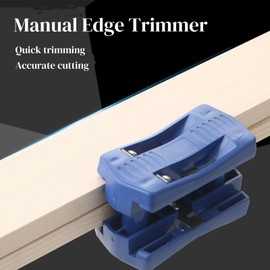 GLOGLOW Cortadora de Bandas de Borde, contrachapada de PVC para Recortar Herramienta de carpintería, cortadora de Borde de Chapa