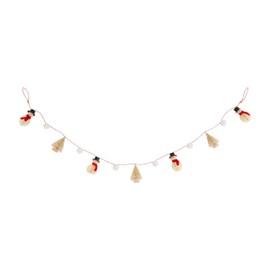 Mud Pie Classic Bottle Garland, Snowman, 3" x 60"