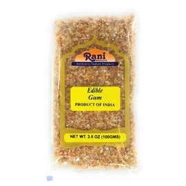 Rani Edible Gum Whole (Arabica Gum) 3.5oz (100g) ~ All Natural, Salt-Free | Vegan | No Colors | Gluten Friendly | NON-GMO | Indian Origin