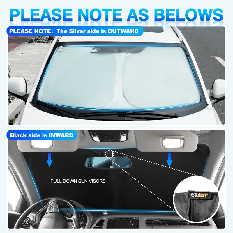 KUST Parasol para parabrisas Buick Encore 2020 2021 2022 2023,