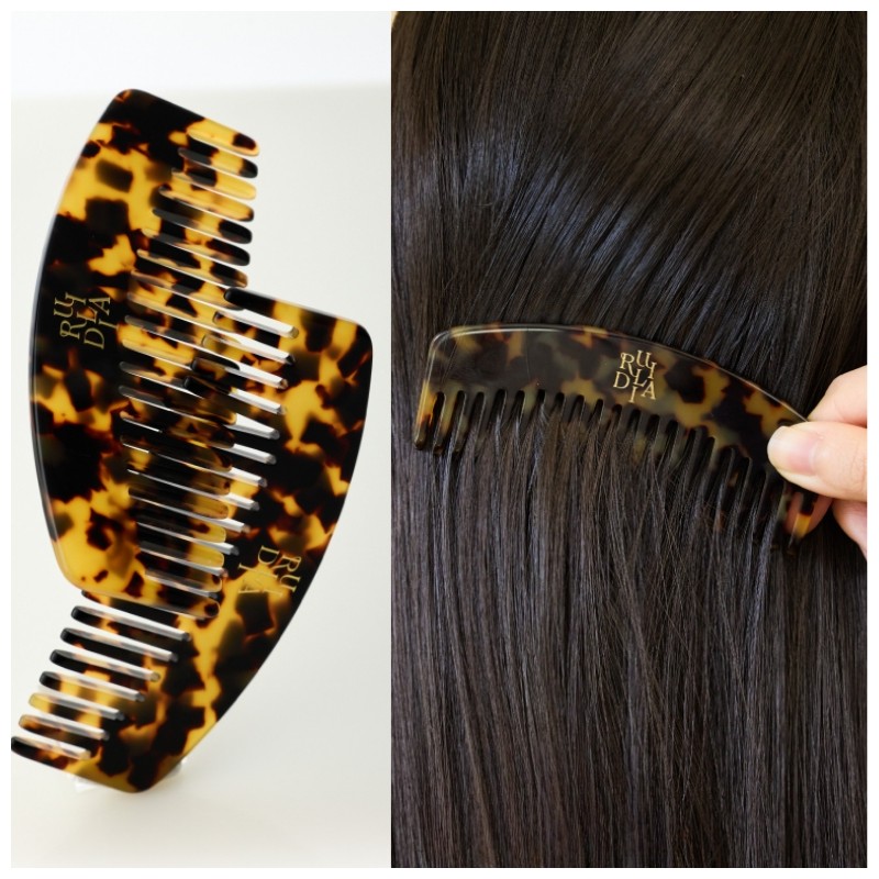 RULIDIA Luxury Hair Comb & Pouch Set 2items