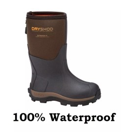 KD Dryshod  Boy's Youth Size 2 Haymaker Kid’s Boot Hard Working Farm Boot HAY-KD-BR