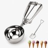 2PCS Ice Cream Scoop with Trigger, 6cm Large Scoop and