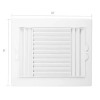 EVERBILT 10 x 8 Inch Ceiling & Wall Register White