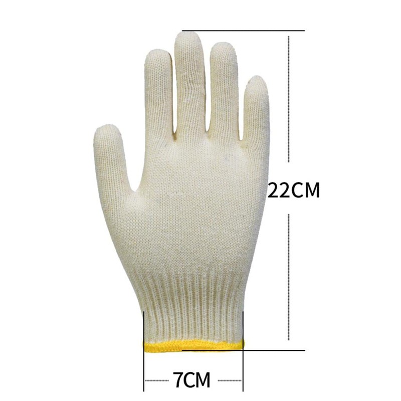 12 Pairs White s, Heavy Duty Liner for Construction, BBQ