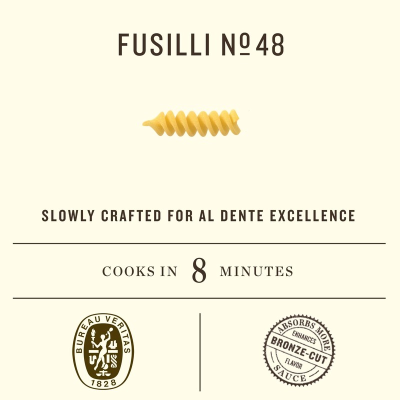 Rummo Fusilli Pasta N.48 - Fusilli Pasta Noodles, Spiral Pasta,