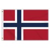 Große 60×90 CM Norwegen Flagge, 2×3FT Medium 150D Norwegisch banner,Strapazierfähige