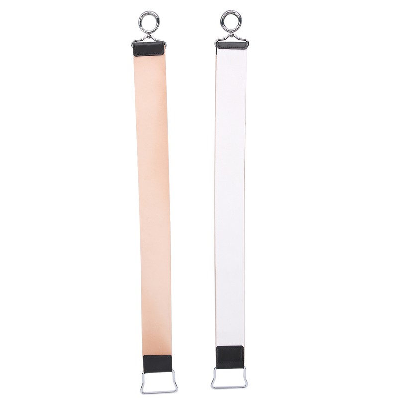 Cowhide Razor Strop Home Barber Shop Leather Straight Razor Sharpening