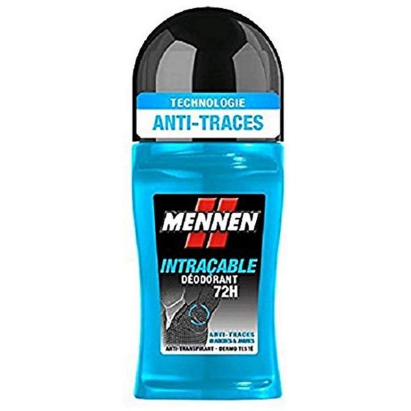 MENNEN - Untraceable 72H Men's Deodorant - Ball - Alcohol Free - 60 ml - Pack of 7