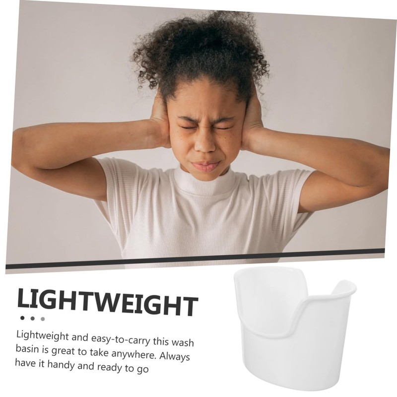 FOMIYES Small Reusable Ear Cleaning System Wash Basin Ear Wax