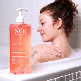 SVR Topialyse Gel Lavant Eco-Refill Gel Limpiador Hidratante para Piel Muy Seca y con Tendencia Atópica | Recarga 1 L | Rostro, Cuerpo, Cabello e Higi